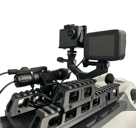 Dual Action Camera Mount For Unitree GO2 PRO